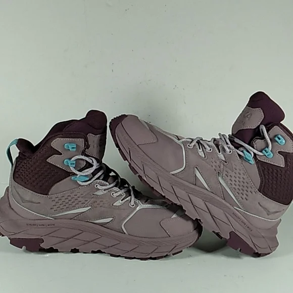 New' Woman Hoka Anacapa Elderberry Grape Size 9B Walking Boots. - Picture 3 of 7